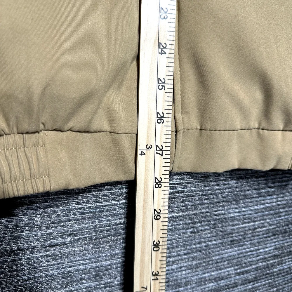 Polo by Ralph Lauren Jacket Men's 2XL Khaki Camel Brown Zip Lined Loop Collar